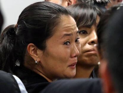 Keiko Fujimori, retratada el pasado 17 de octubre.