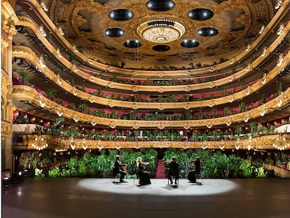 'Concierto para el Bioceno #4', de Eugenio Ampudia, por ahora la última obra adquirida y la única que no es una pintura.