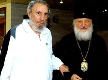 Fidel Castro, junto a Kiril Gundajaev, en la imagen tomada el pasado 20 de octubre en La Habana.