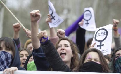 Manifestación del pasado 8M en Madrid.