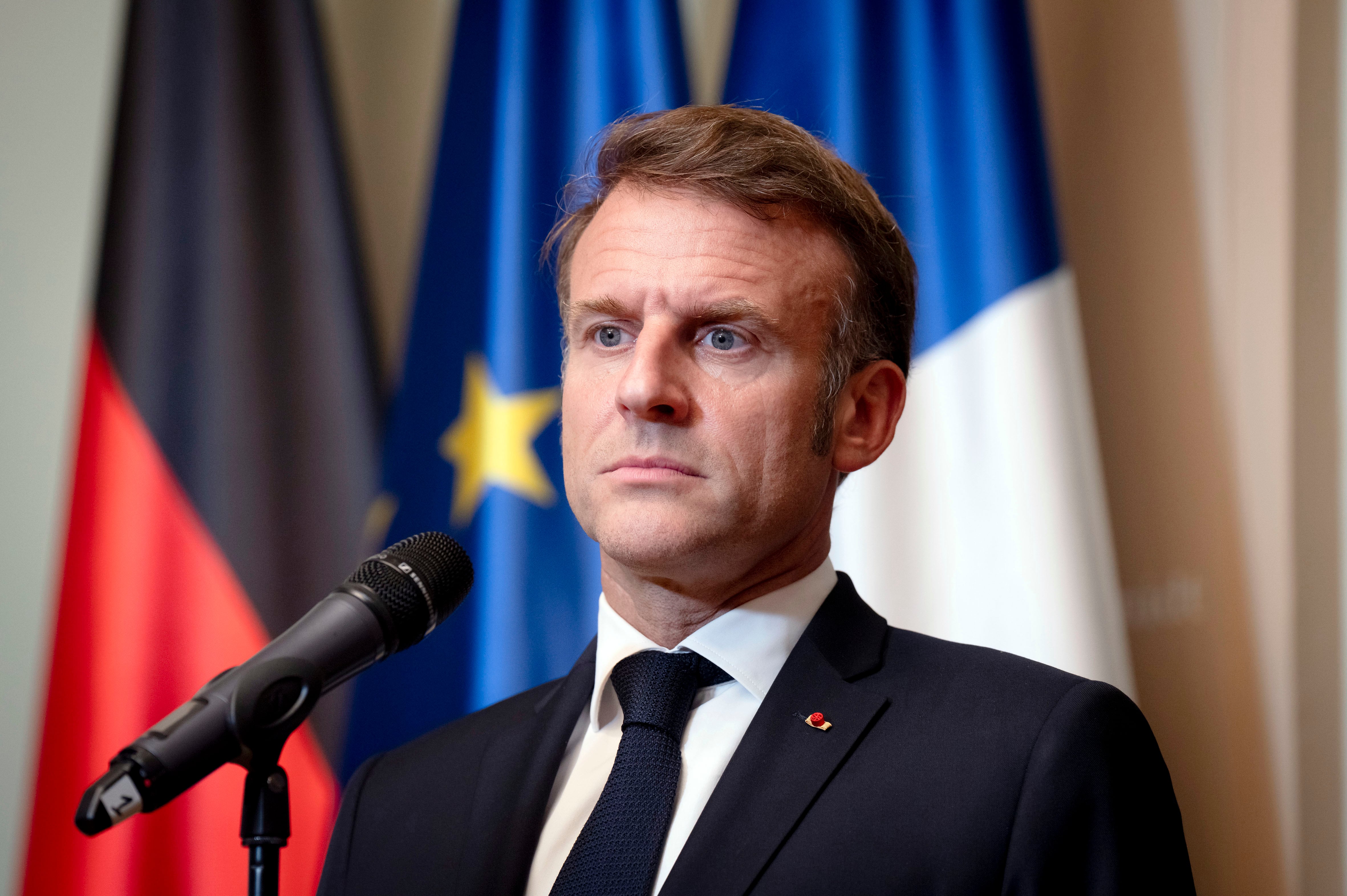 Emmanuel Macron, presidente de Francia.