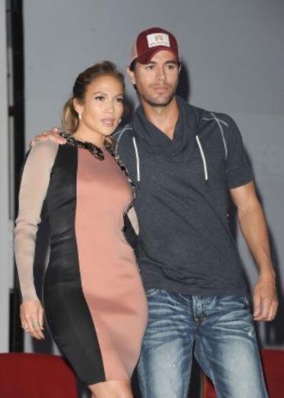 Jennifer López y Enrique Iglesias.