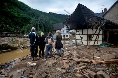 El pueblo alemán de Schuld, arrasado tras las inundaciones.

