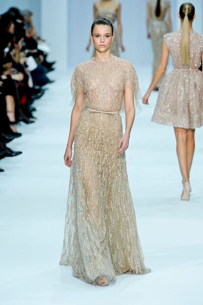 Las princesas de color de fresa de Elie Saab