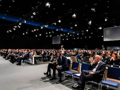 Participantes da cúpula do clima realizada há um ano em Katowice (Polônia), a COP24.