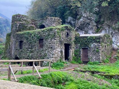 Valle de los Molinos en Gragnano. Construcción del XVII abandonada.