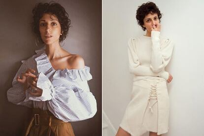 Yasmin Sewell, directora de moda de Style.com, apuesta por dos looks de Mango.