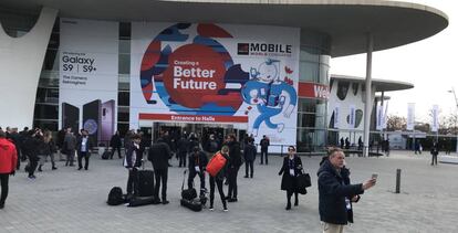 26/02/2018 Recinto Gran Via de Fira de Barcelona durante el Mobile World Congress (MWC)
 ECONOMIA CATALUÑA ESPAÑA EUROPA BARCELONA EMPRESAS
 