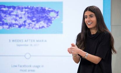 Asha Sharma ha participado en el MWC en los paneles sobre mujeres y tecnologías en catástrofes.