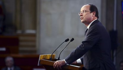 El presidente francés, François Hollande.