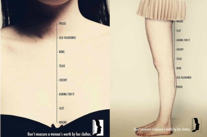 Campaña del colectivo Femme des terres de 2015.