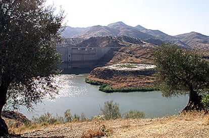 Presa de Casasola, en el término municipal de Almogía (Málaga).