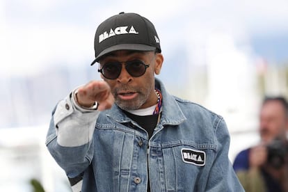 Spike Lee este martes en Cannes.