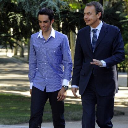 Contador con Rodríguez Zapatero