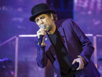 Joaqu&iacute;n Sabina, durante su concierto en &Uacute;beda.