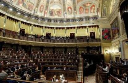 Vista general del hemiciclo del Congreso de los Diputados. EFE/Archivo