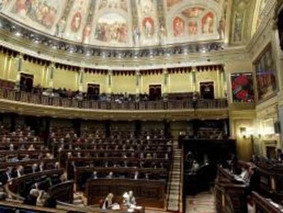 Vista general del hemiciclo del Congreso de los Diputados. EFE/Archivo