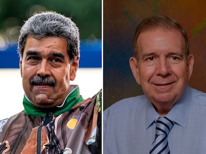 Nicolás Maduro y Edmundo González.