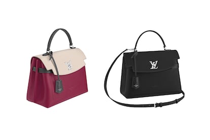 Los modelos Lockme Ever BB de Louis Vuitton (1980 €) están confeccionados en piel de becerro y disponibles en color negro o crema.
