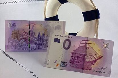 El billete de cero euros de Kiel.