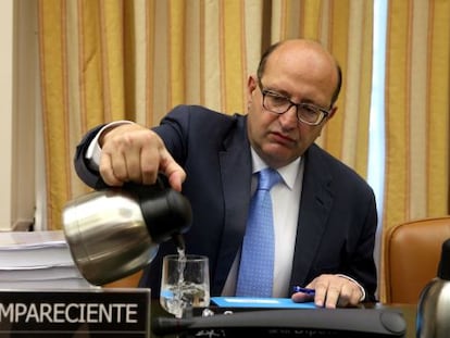 El presidente del Tribunal de Cuentas, Ram&oacute;n &Aacute;lvarez de Miranda. 