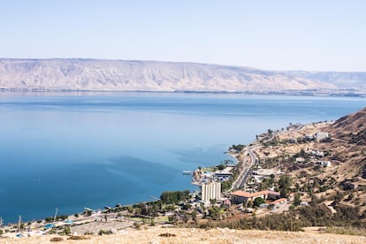 Vista de la ciudad de Tiberíades.