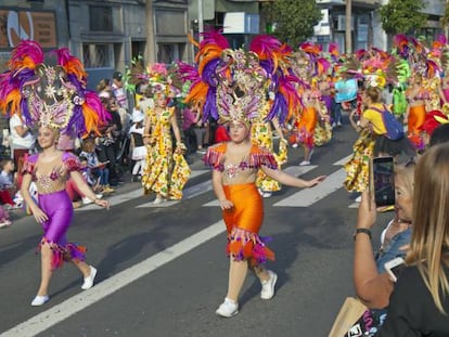 Desfile de carnaval infantil en marzo de 2019, en Las Palmas de Gran Canaria.