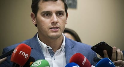 El presidente de Ciudadanos, Albert Rivera.