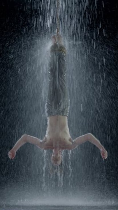 'Agua', parte de la videoinstalación de Viola en la catedral de San Pablo.