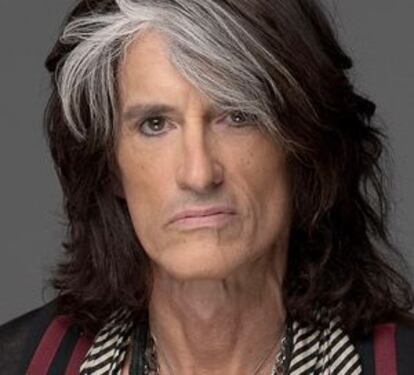 Joe Perry, uno de los grandes guitarristas del rock con Aerosmith.