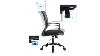 Silla de escritorio reclinable.
