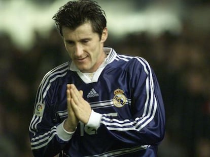 Suker, durante su etapa con el Real Madrid