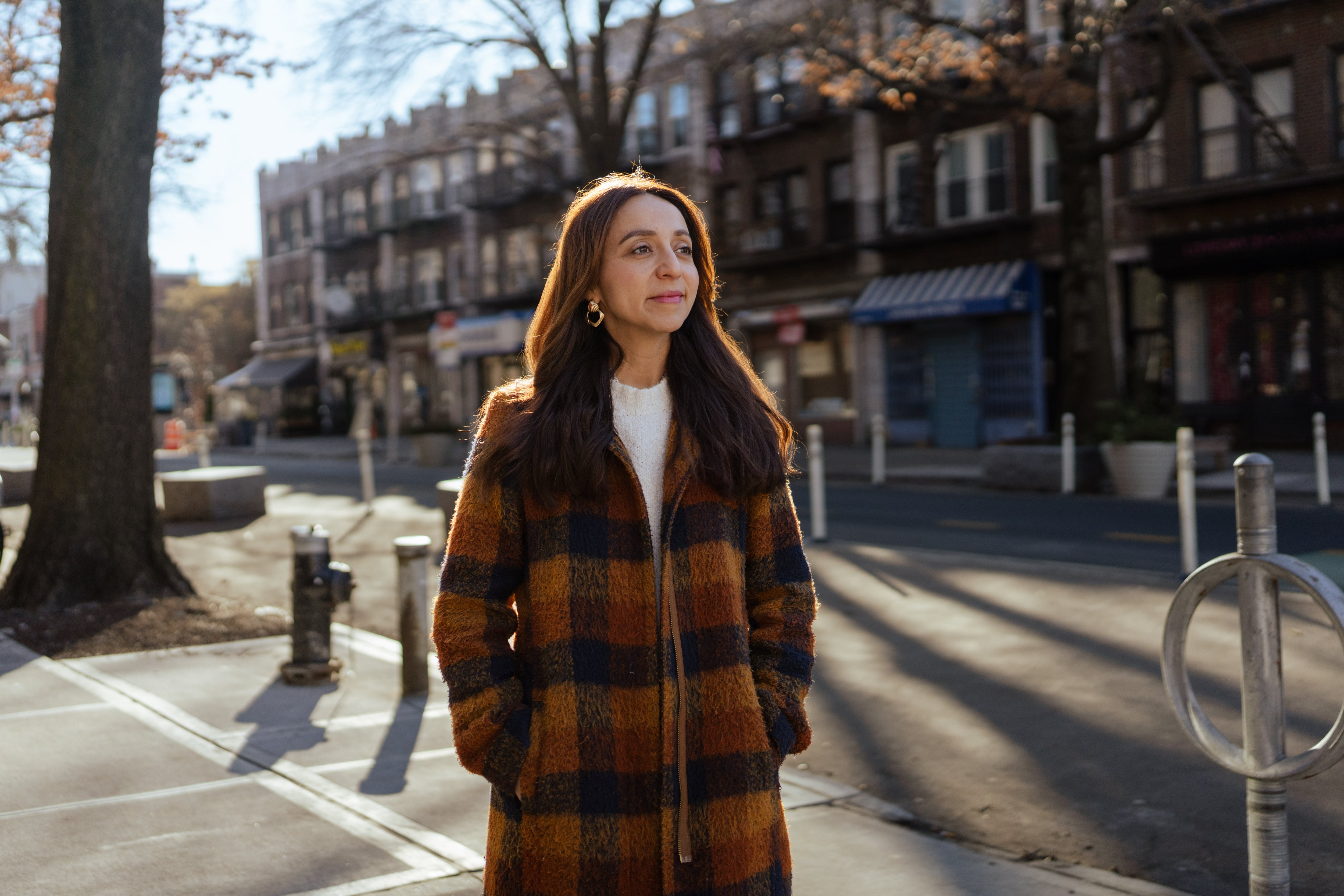 Diana Moreno en Nueva York, el 8 de enero.