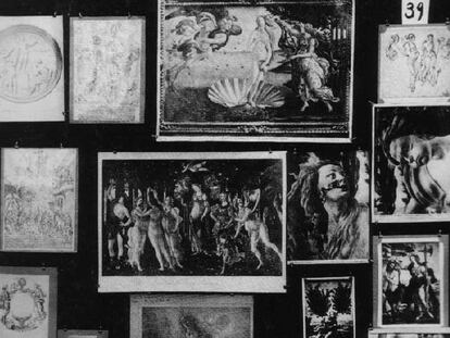 Panel 39 del<i> Atlas Mnemosyne,</i> de Aby Warburg.
