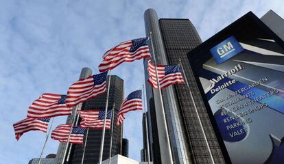 Sede de General Motors en Detroit, Michigan. 