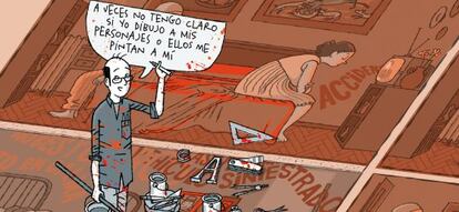 Viñeta del historietista vallisoletano Juan Berrio, uno de los profesores del máster.