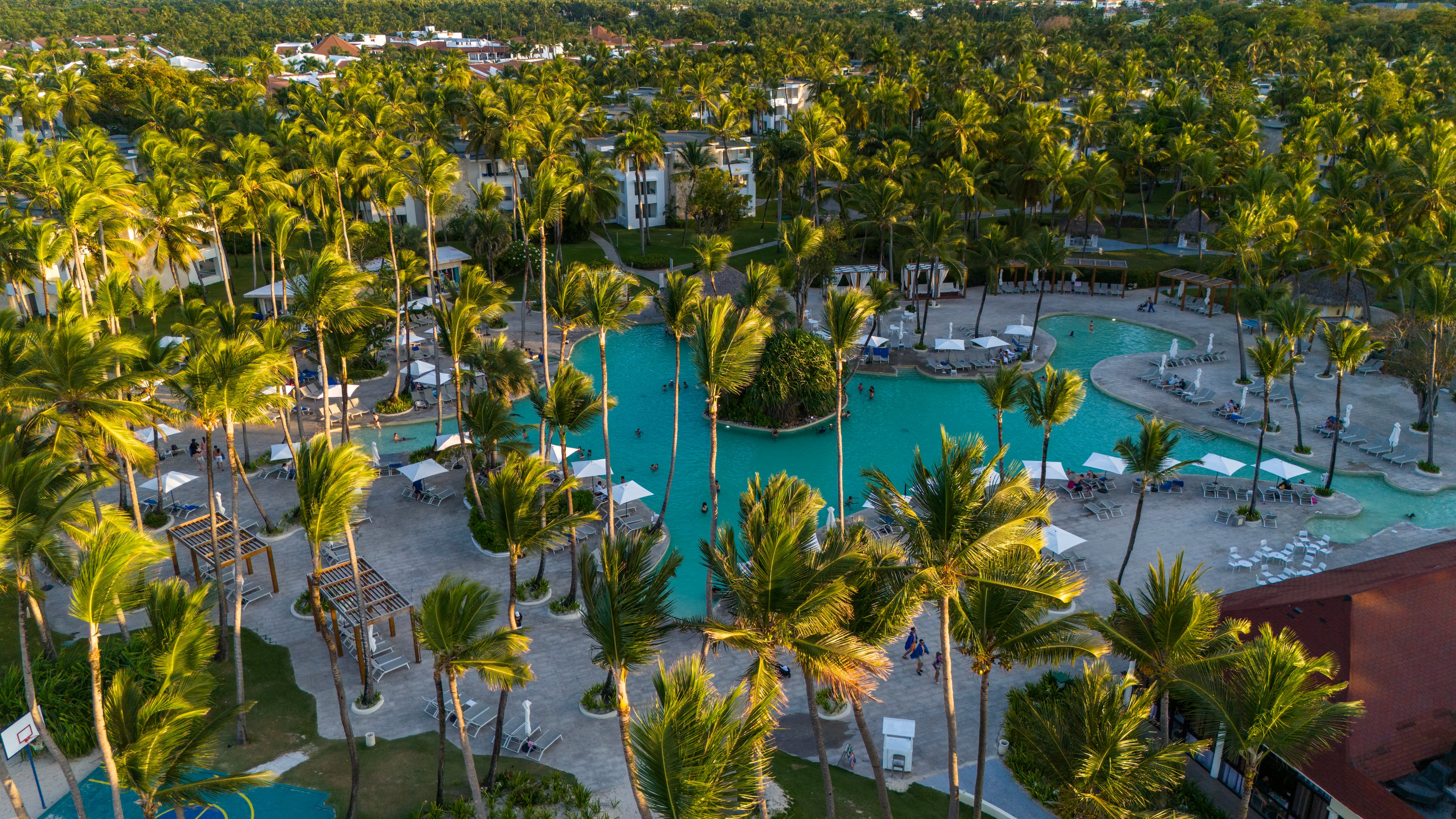 Vista general de la zona hotelera de Punta Cana, al este de República Dominicana.
