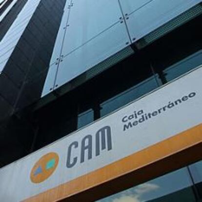 Una sucursal de Caja Mediterráneo (CAM), en Madrid.