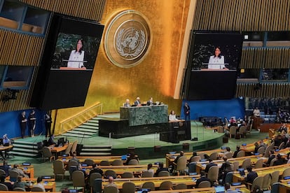Una sesión de la Asamblea General de las Naciones Unidas, este 2 de junio.