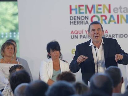 Arnaldo Otegi, durante un acto en San Sebasti&aacute;n.