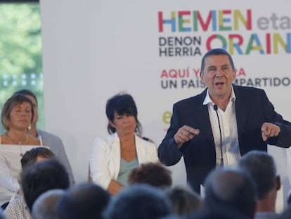 Arnaldo Otegi, durante un acto en San Sebasti&aacute;n.