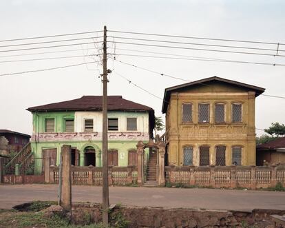 Casa em Ile-Ifê, interior da Nigéria.