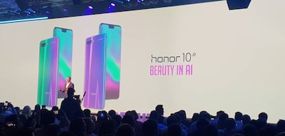 Georges Zhou, presidente de Honor, en la presentación del Honor10, en Londres.