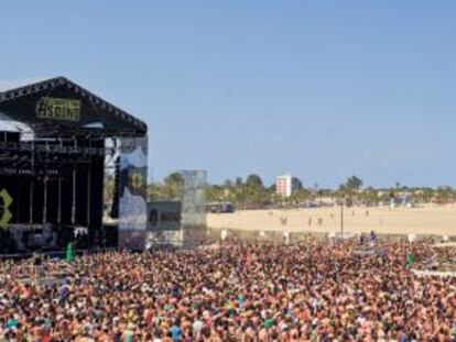 The Arenal Sound festival in Burriana, Castellón.