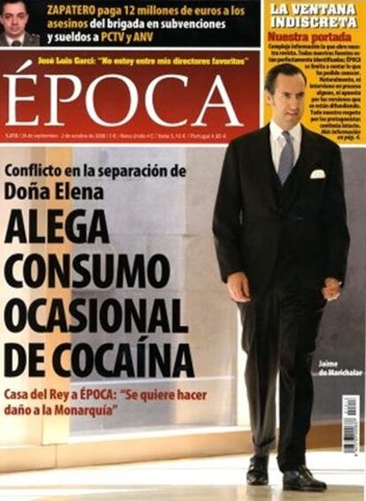 Portada de <i>Época</i> de octubre de 2008.