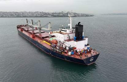 Un buque proveniente de Ucrania llega a Turquia.