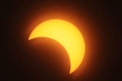 El eclipse desde Jartum, en Sudán.