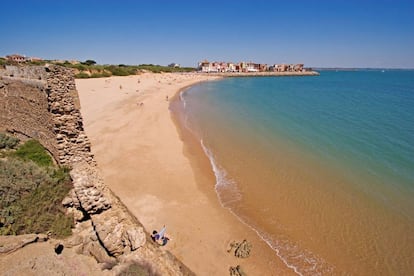 Playa de la Muralla, en la localidad gaditana de El Puerto de Santa María.