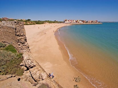 Playa de la Muralla, en la localidad gaditana de El Puerto de Santa María.