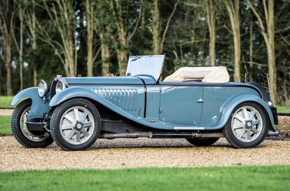 El modelo 1932 Bugatti Type 55 Roadster par Vanvooren.